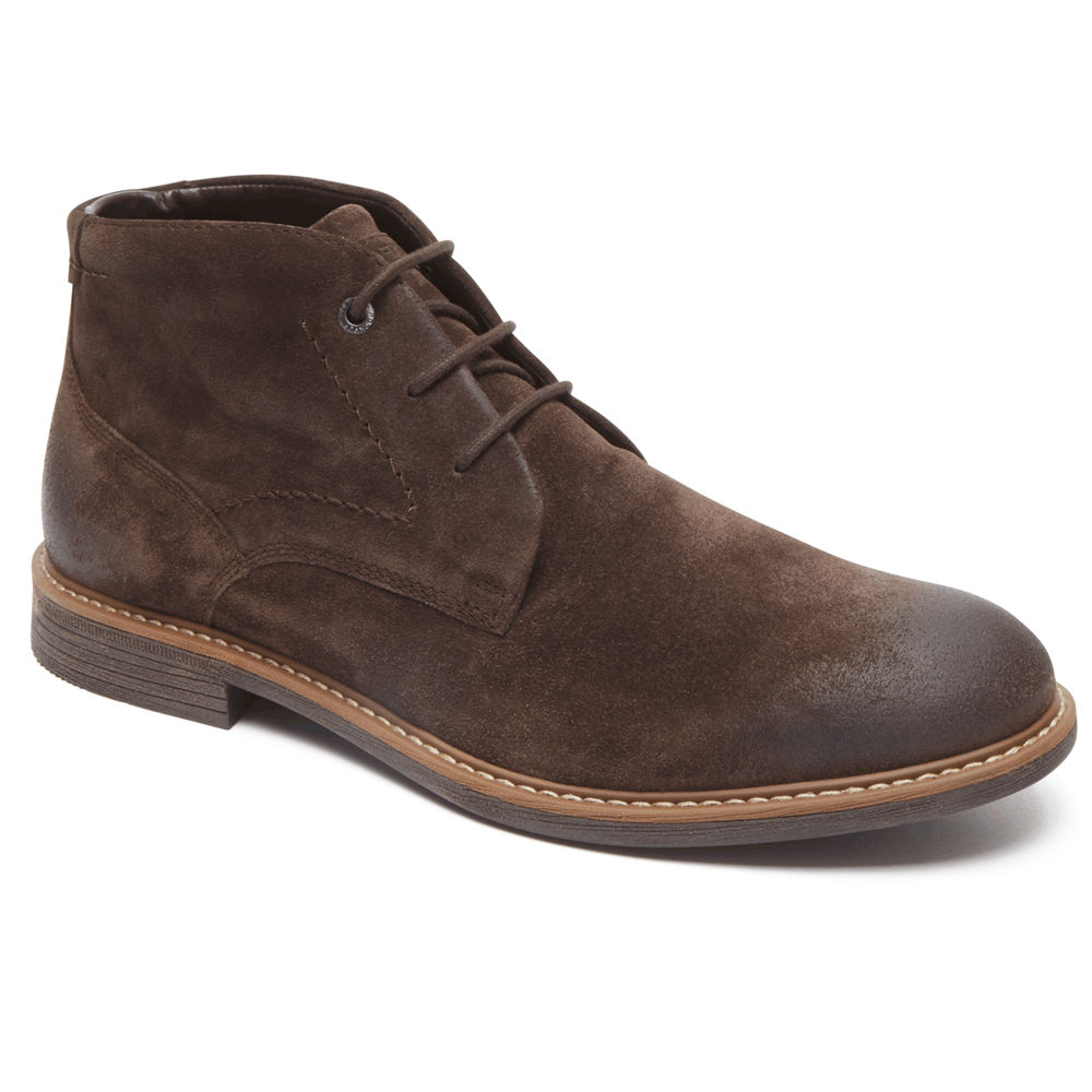 Botas Rockport Homem Marrom - Classic Break Chukka - 51796KZDI